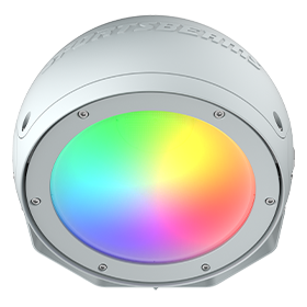 RGB LED tennis court lighting top view