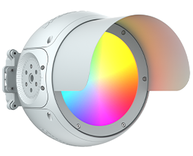 RGB LED tennis court lights with visor