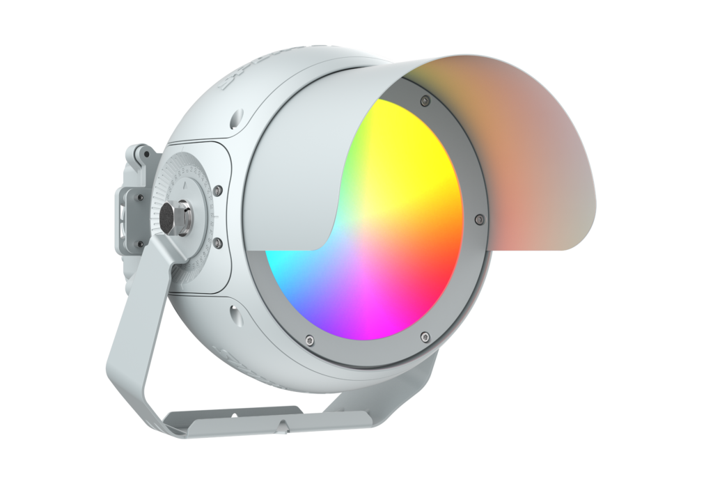 Chromabeams Orbit RGB Tennis Court Light